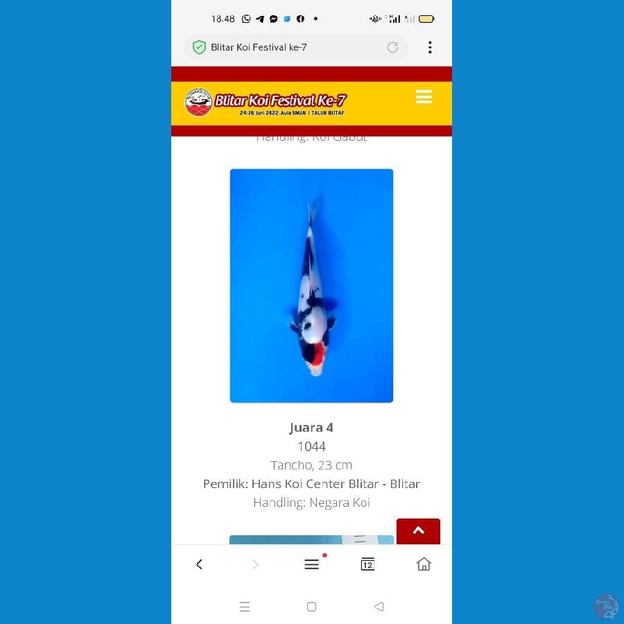 Tc. Showa Serty juara 4 Talun