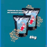 8kg mix maggot fuji koi growth