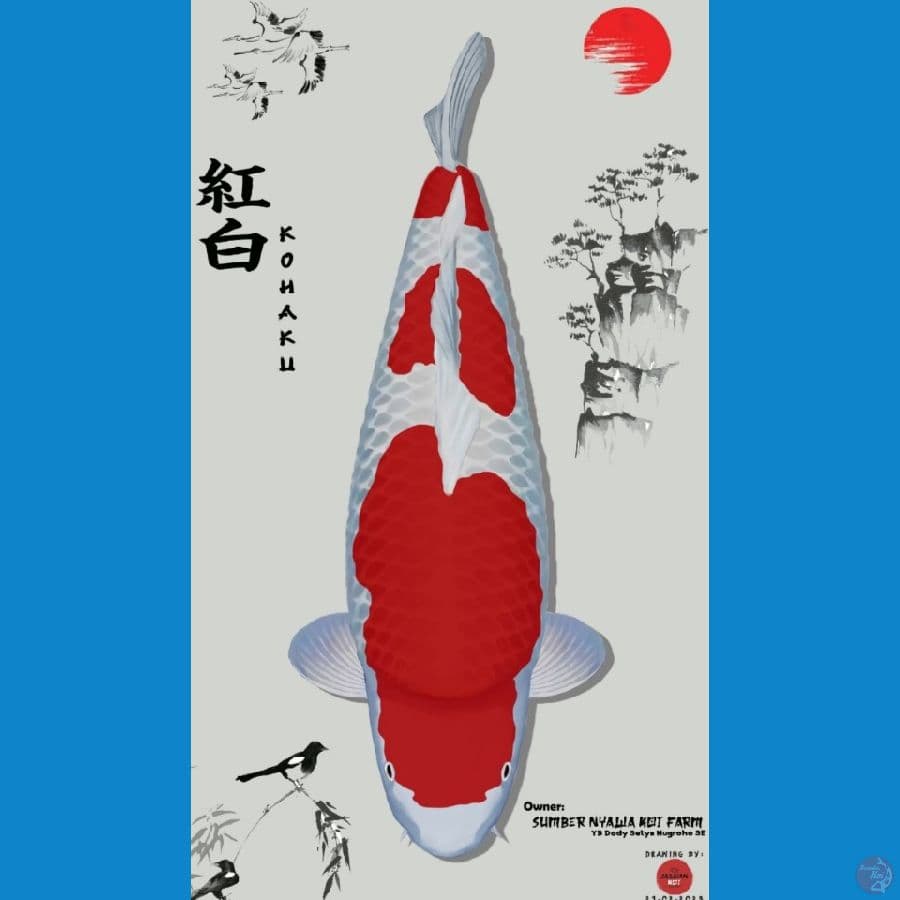 KOHAKU SQ Male 35cm juara 1 Show jogja
