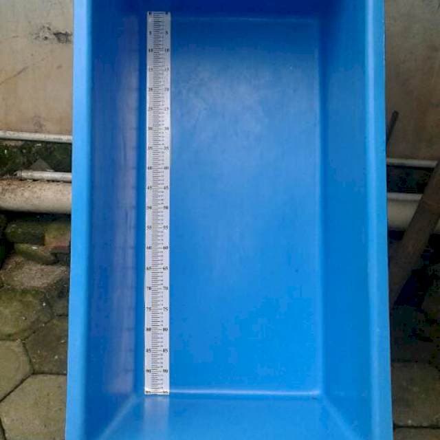bak fiber ukur dan karantina koi kondisi baru